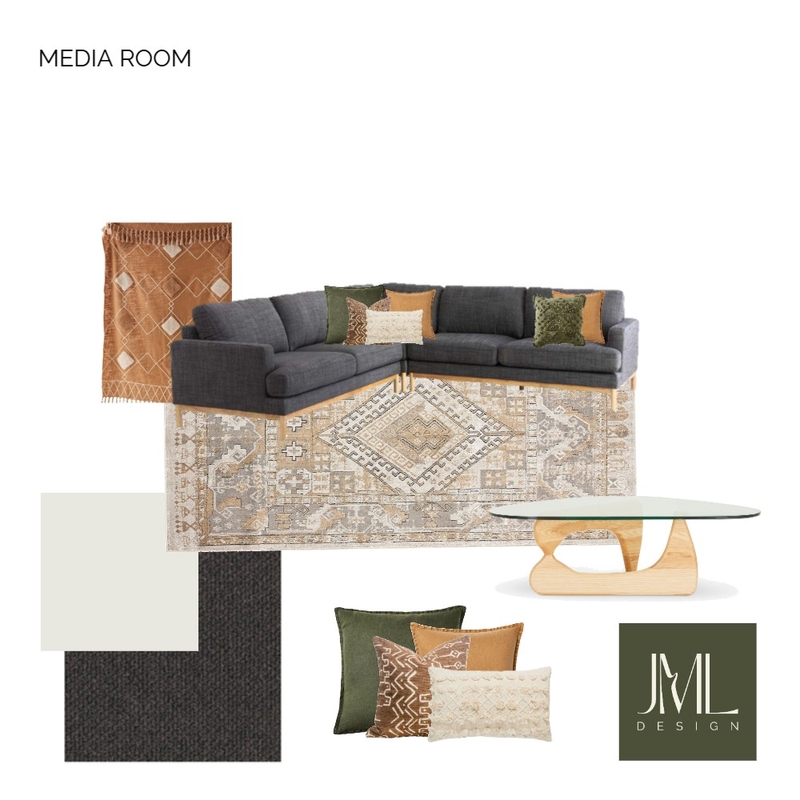Media Room Mood Board by JML Design on Style Sourcebook