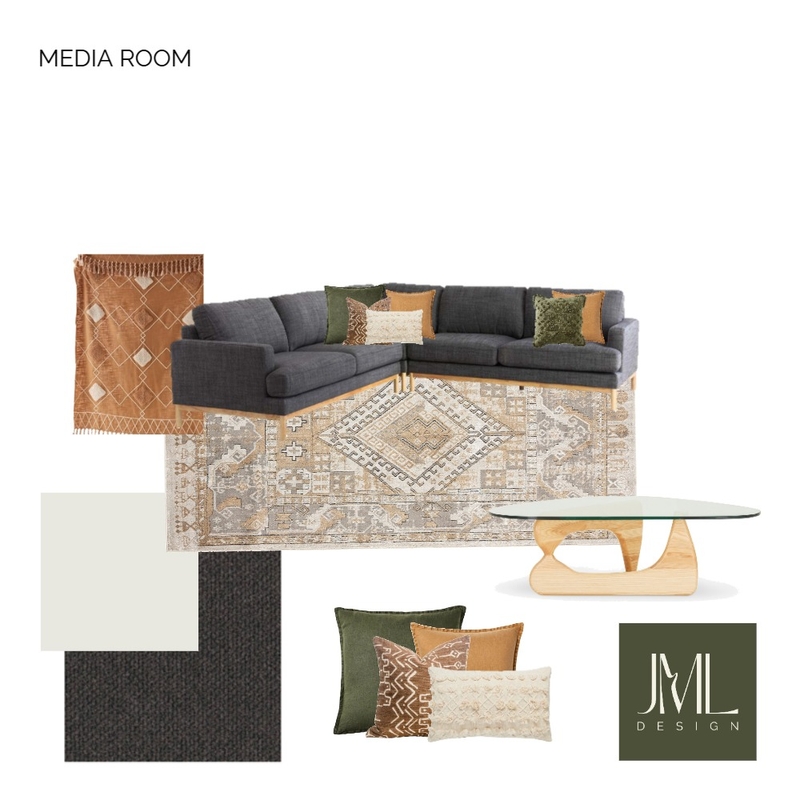Media Room Mood Board by JML Design on Style Sourcebook