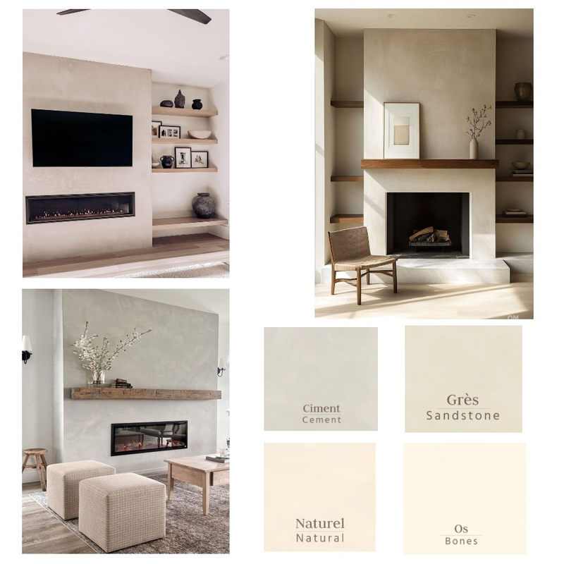 Fireplace Inspo for Mom & Dad Mood Board by Angie on Style Sourcebook