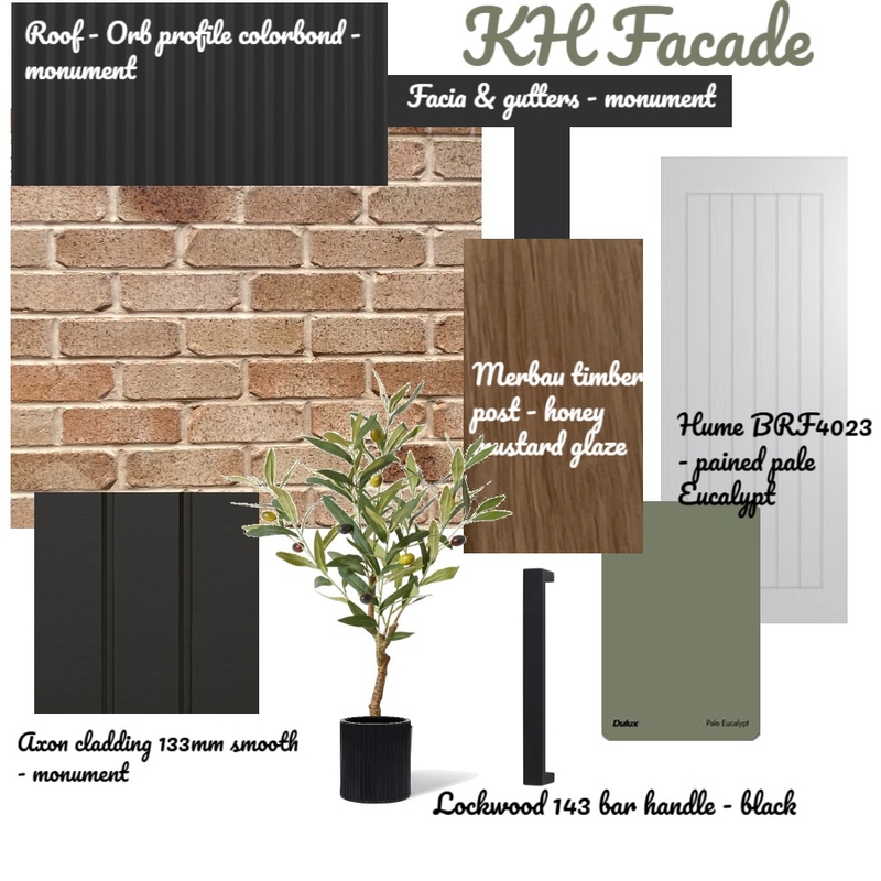 KH Facade choices Mood Board by AJ3B on Style Sourcebook