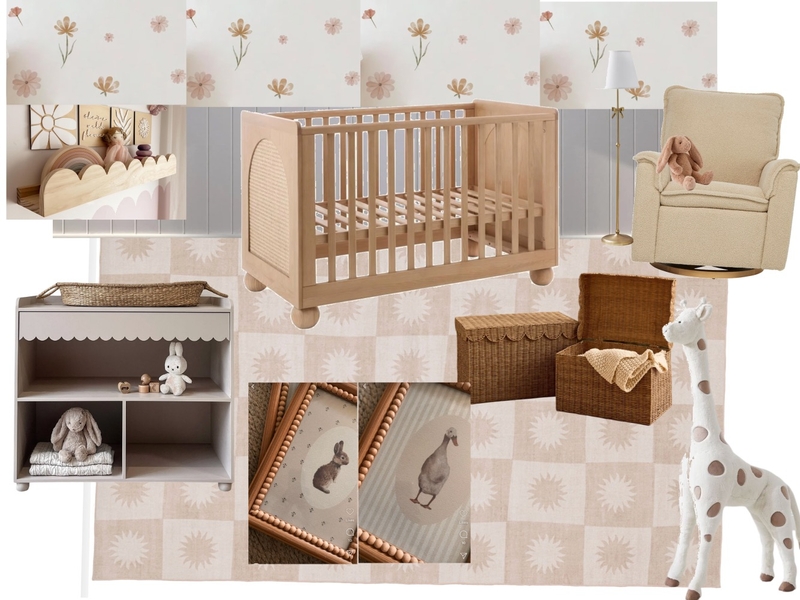 Girl Nursery Mood Board by valentinang on Style Sourcebook