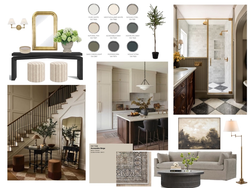 Transitional Style Mood Board by giannabelcaro on Style Sourcebook