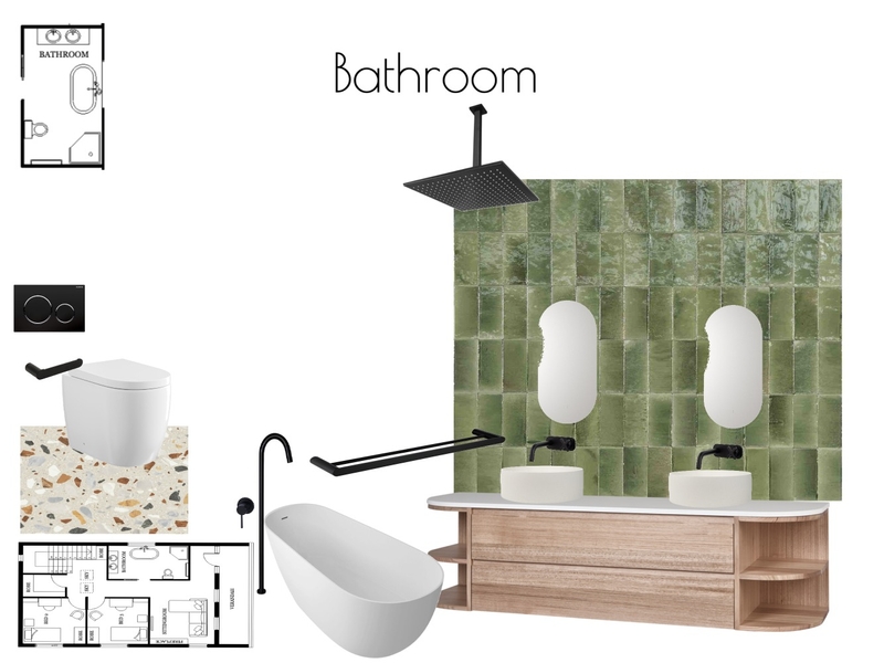 bathroom Mood Board by MSP Styling & Design on Style Sourcebook