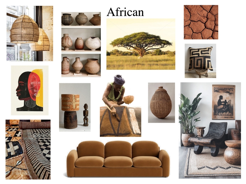 African Interior Mood Board Mood Board by Studio 333 LLC on Style Sourcebook