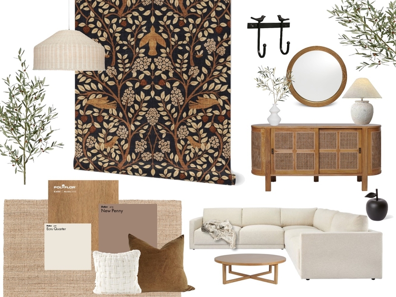 Mountain Ash Block Print Mood Board by Beeky Illustration & Design on Style Sourcebook