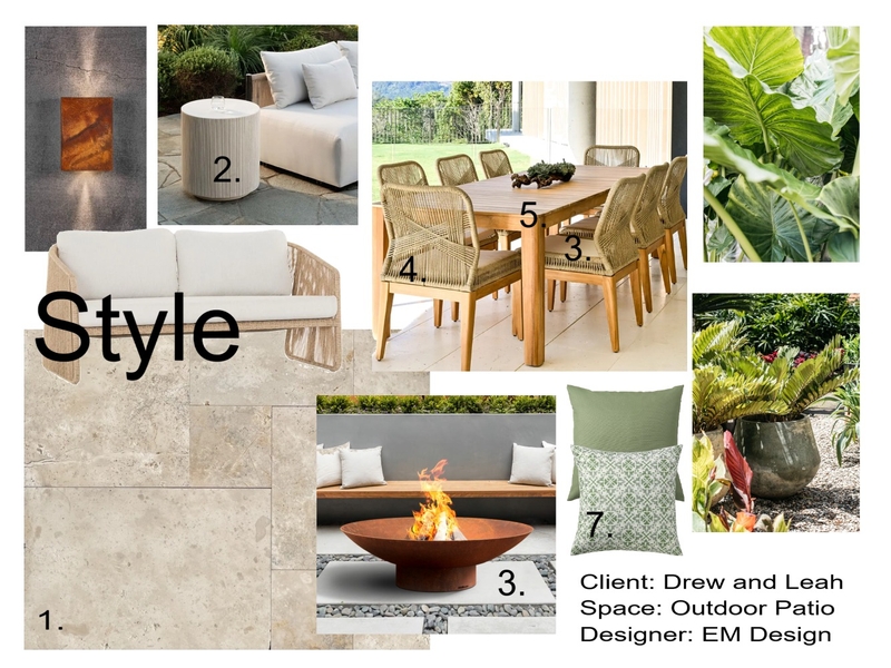 Outdoor patio Mood Board by EmM7 on Style Sourcebook