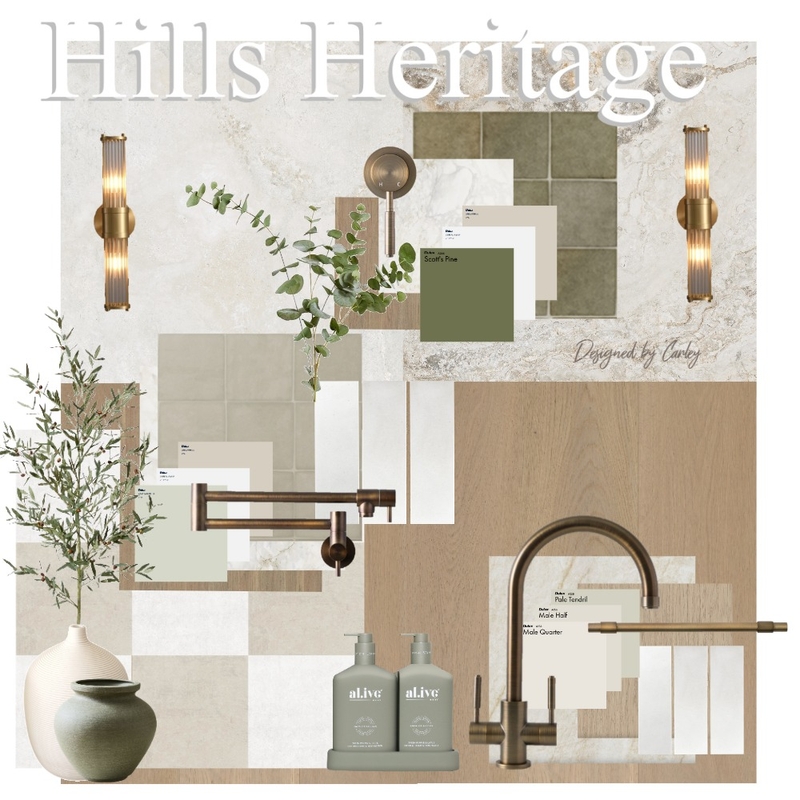 Hills Heritage | Introduction Mood Board by Carley & Co. Design on Style Sourcebook