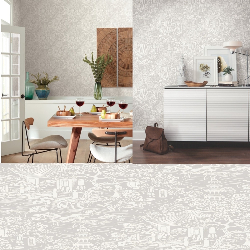 York AF6573 Chinoiserie Grey Wallpaper - Eade's Wallpaper & Fabric Mood Board by Eade'sWallpaper&Fabric on Style Sourcebook