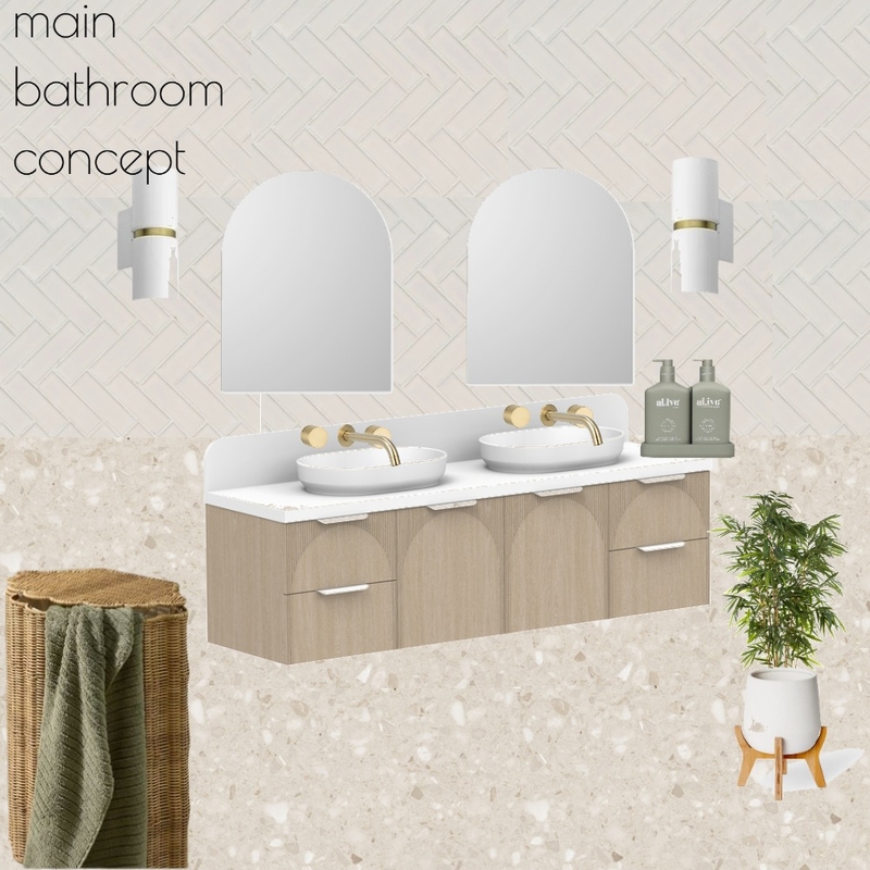raymond avenue main bathroom Mood Board by Tahmeika Napier Designs on Style Sourcebook