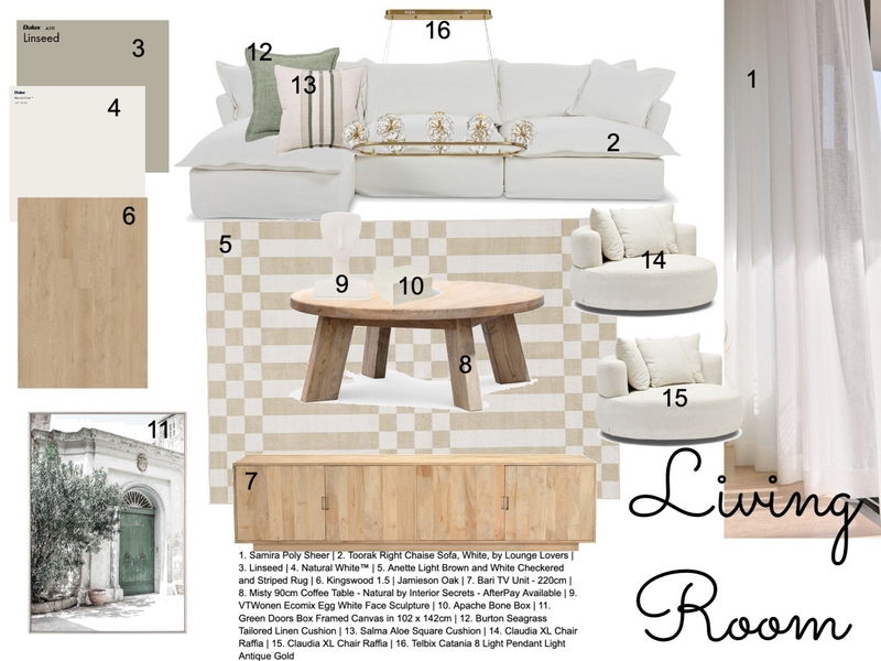 Living Room Mood Board by HannahLBullen on Style Sourcebook