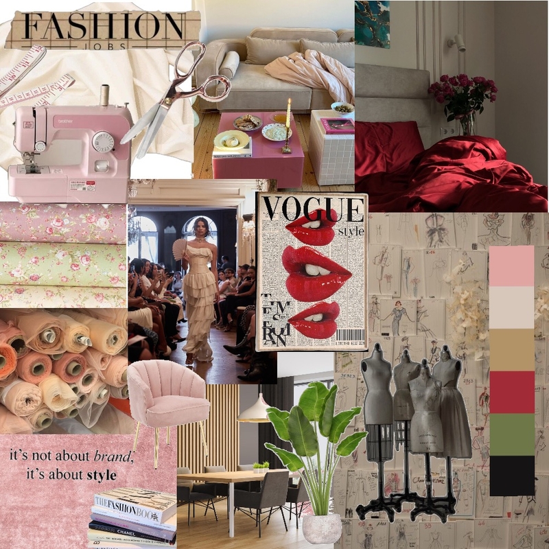 Fashion designer Mood Board by Evita.swt on Style Sourcebook