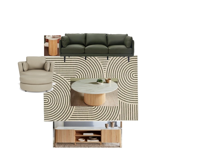 Green and Beige with Nick Scali Parc collection Mood Board by kathok on Style Sourcebook