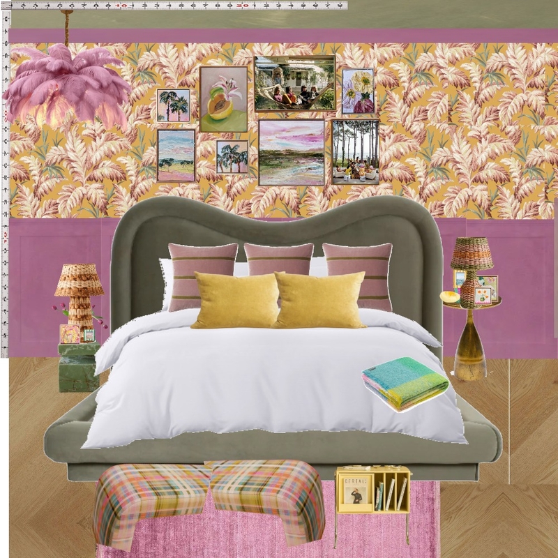 Old Hollywood Bedroom Wall Mood Board by dl2407 on Style Sourcebook