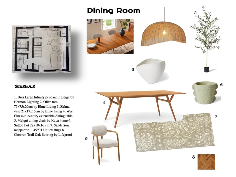 Assign 9 Dining room MB Mood Board by Idesignstyle on Style Sourcebook
