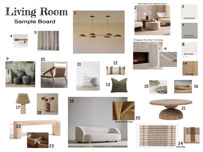 Living Room Sample Board Mood Board by Smedeiros77 on Style Sourcebook