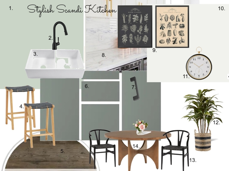 stylish scandi kitchen Mood Board by Linsey on Style Sourcebook