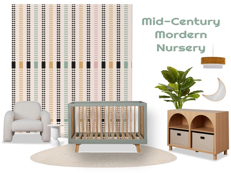 Mid century nursery Mood Board by Freebird on Style Sourcebook