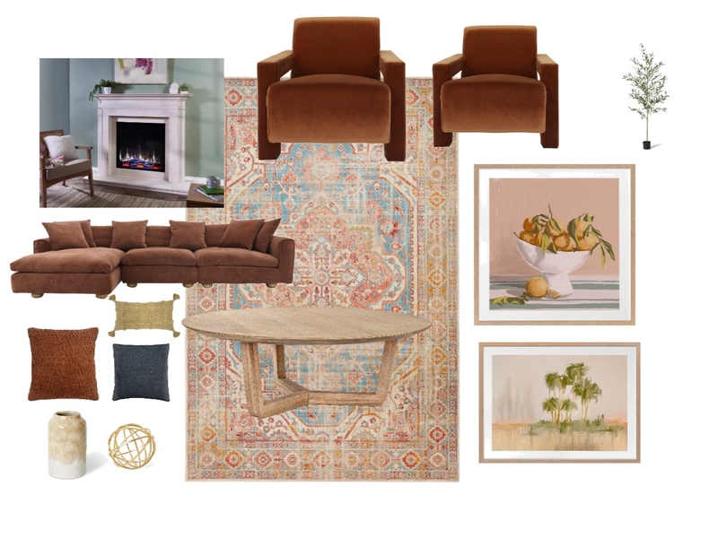 Living Room- Final Mood Board by aspen.dent on Style Sourcebook
