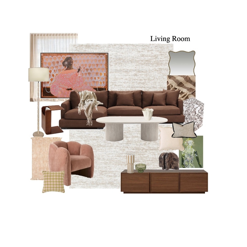 Living Room Mood Board by Marn + Lachie on Style Sourcebook