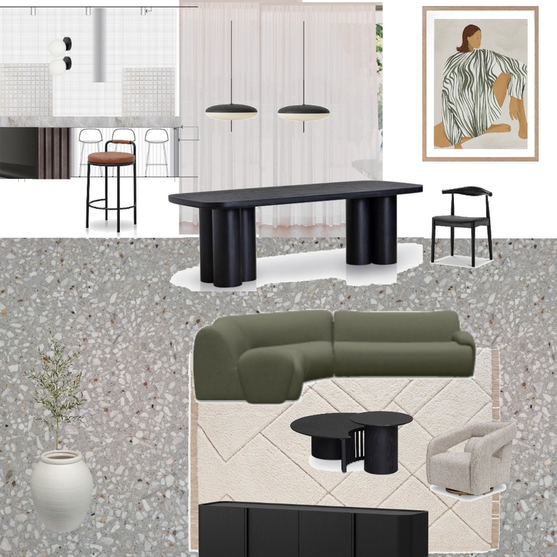 King living lounge green v1 Mood Board by JessSib on Style Sourcebook