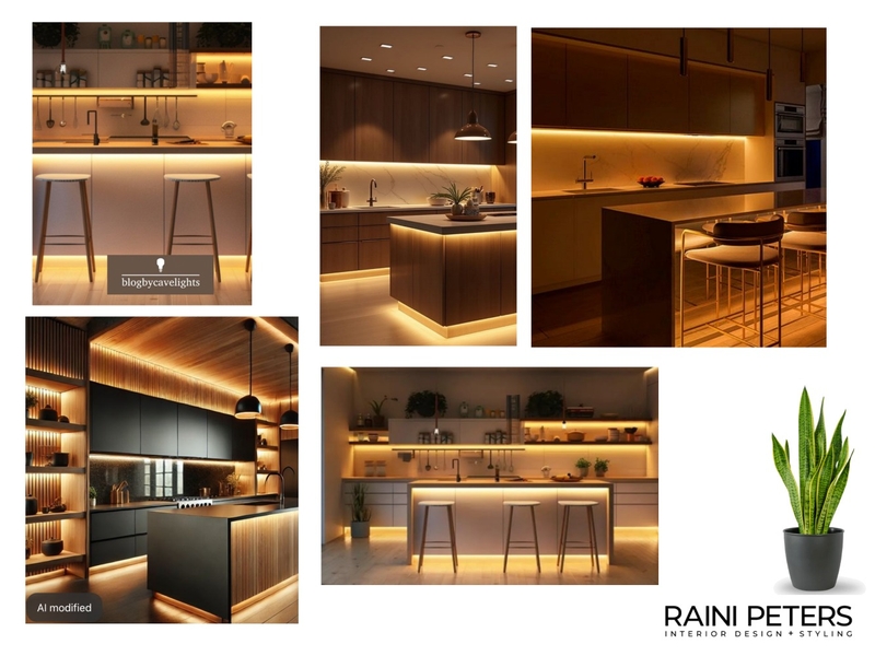 Kitchen lighting Interior Design Mood Board by Raini Peters Interiors