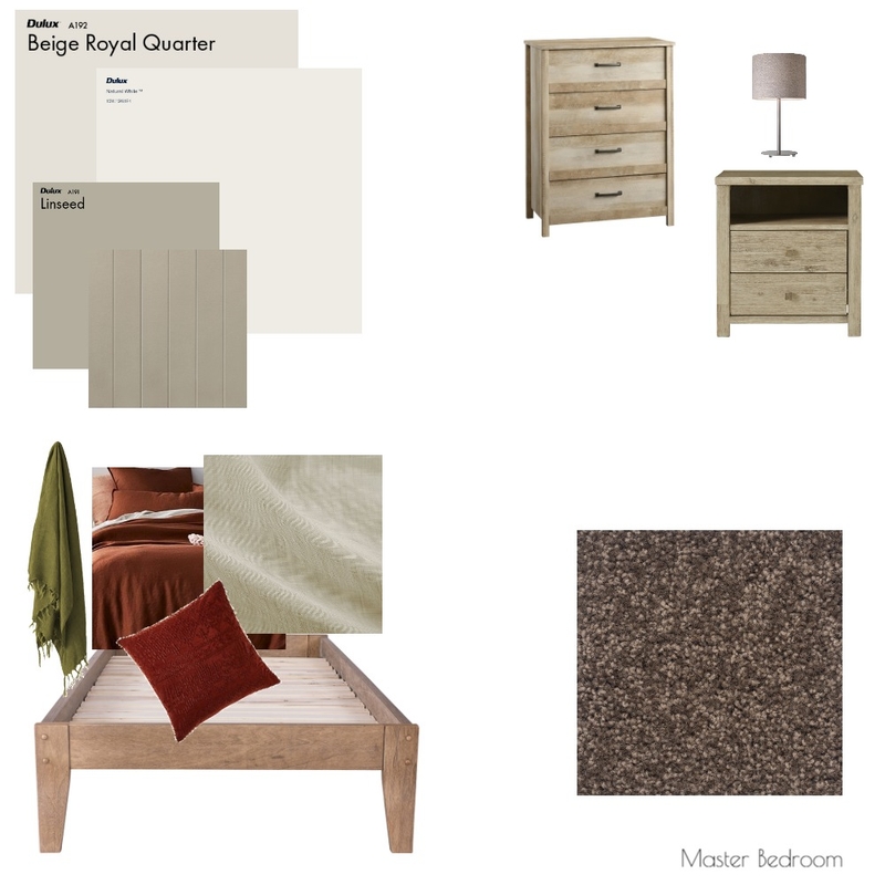 Master bedroom Ridgetop Mood Board by lloukia on Style Sourcebook
