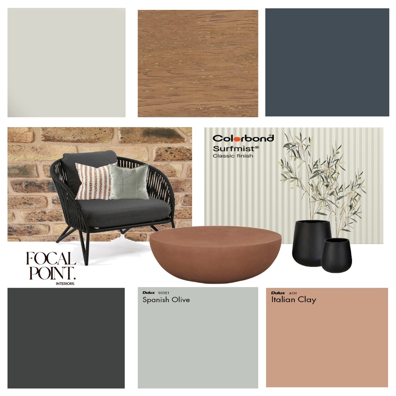 Outdoor Colour Scheme (Meringa Road Project) Mood Board by Focal Point Interior on Style Sourcebook