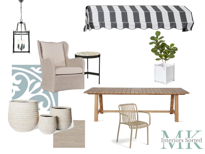 French Inspired Courtyard Mood Board by MK Interiors Sorted on Style Sourcebook