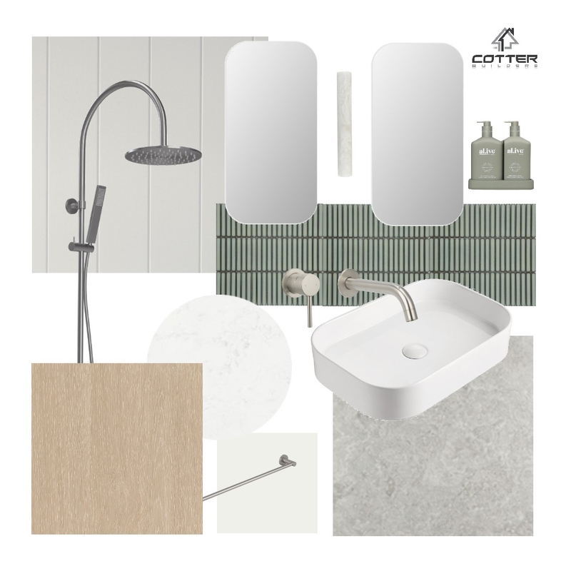 Project Zenn - Ensuite Mood Board by Cotter Builders on Style Sourcebook