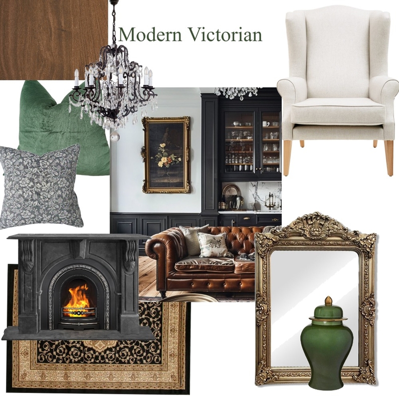 Modern Victorian Design Style Mood Board by Embellish Interiors on Style Sourcebook