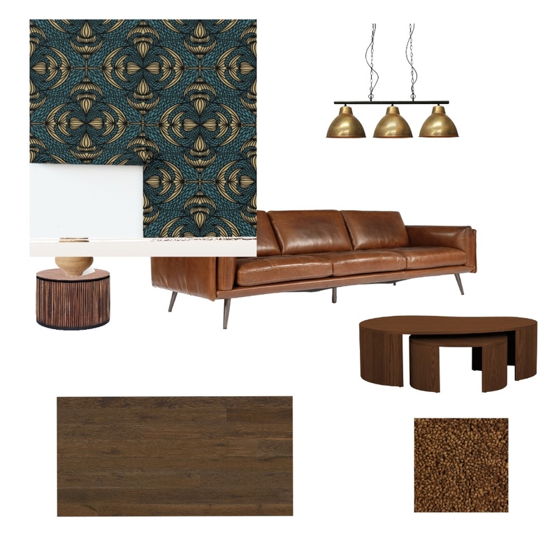Tennis Racket Ogee - Bold Orange Green Mood Board by Happy Wolf of Fortune on Style Sourcebook