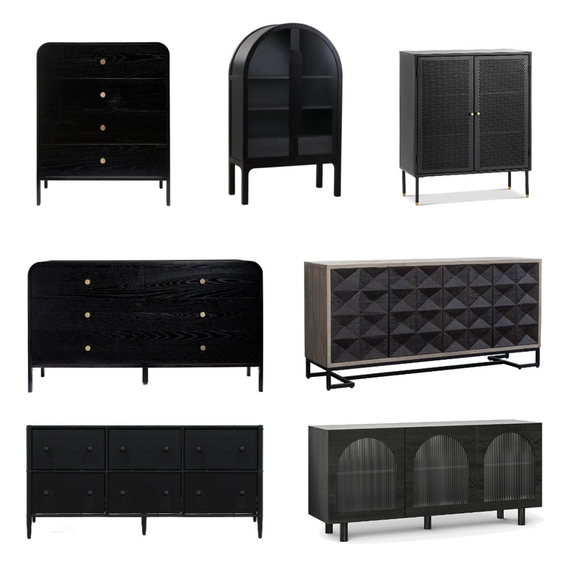 black dressers, cabinets, consoles Mood Board by Tricia Kramer on Style Sourcebook