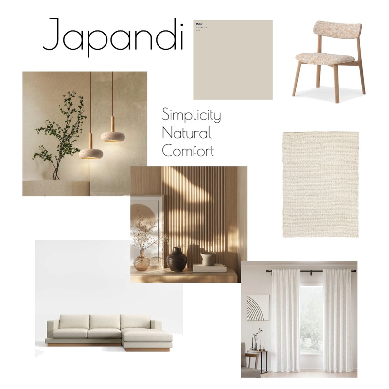 Japandi Mood Board by jon246t@gmail.com on Style Sourcebook