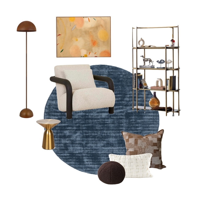 Contemporary Book Nook by Fern Mood Board by Miss Amara on Style Sourcebook