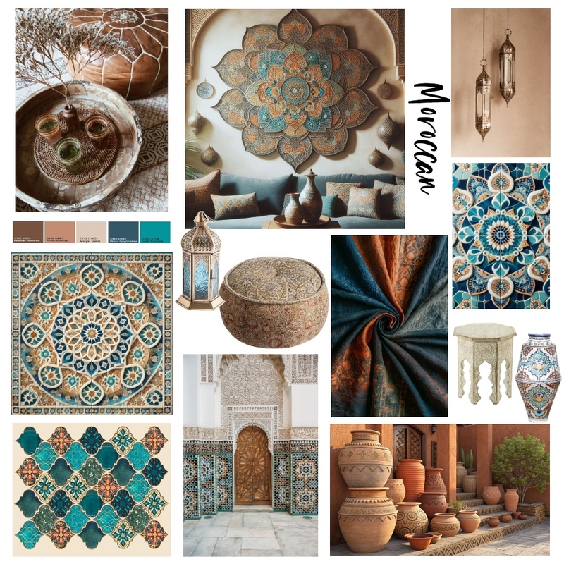 Moroccan Design Mood Board Mood Board by sarahnuralia on Style Sourcebook