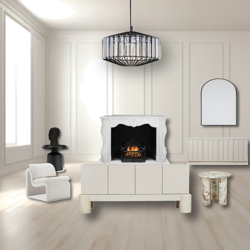 B&W livingroom Mood Board by Vanessa.C on Style Sourcebook