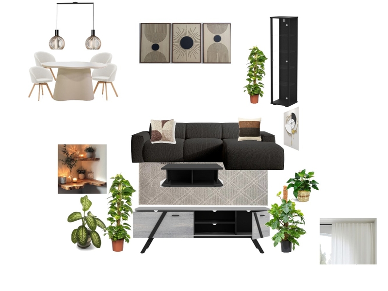 Living room with Dining Mood Board by askanv5@gmail.com on Style Sourcebook