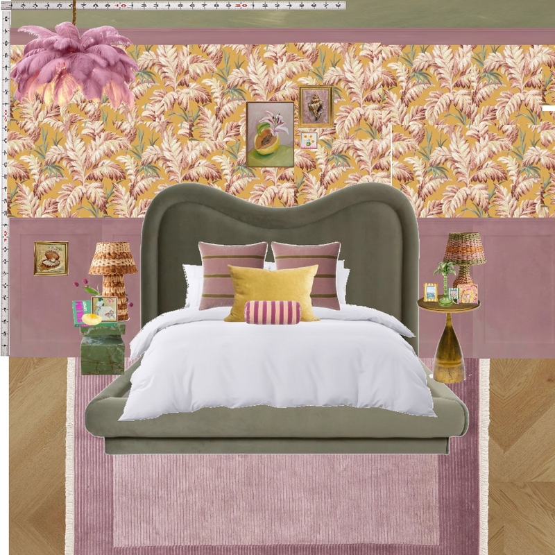 Old Hollywood Bedroom Wall Mood Board by dl2407 on Style Sourcebook
