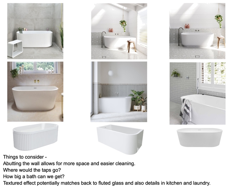 Baths - Fluted and Plain Mood Board by Jo Roberts on Style Sourcebook