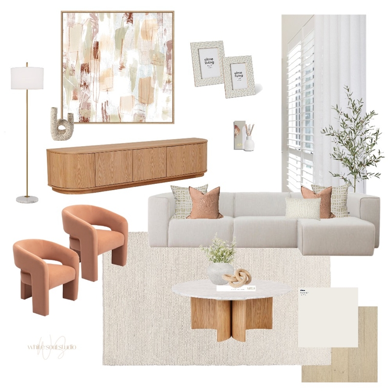 Living - Modern warm neutrals Mood Board by White Soul Studio on Style Sourcebook