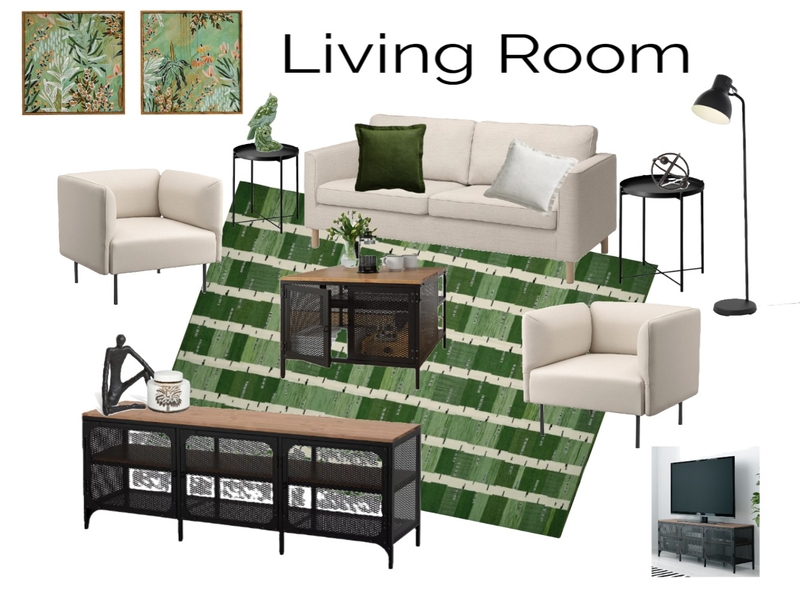 Lower Level Living Room Option 2 Mood Board by Kylie W on Style Sourcebook