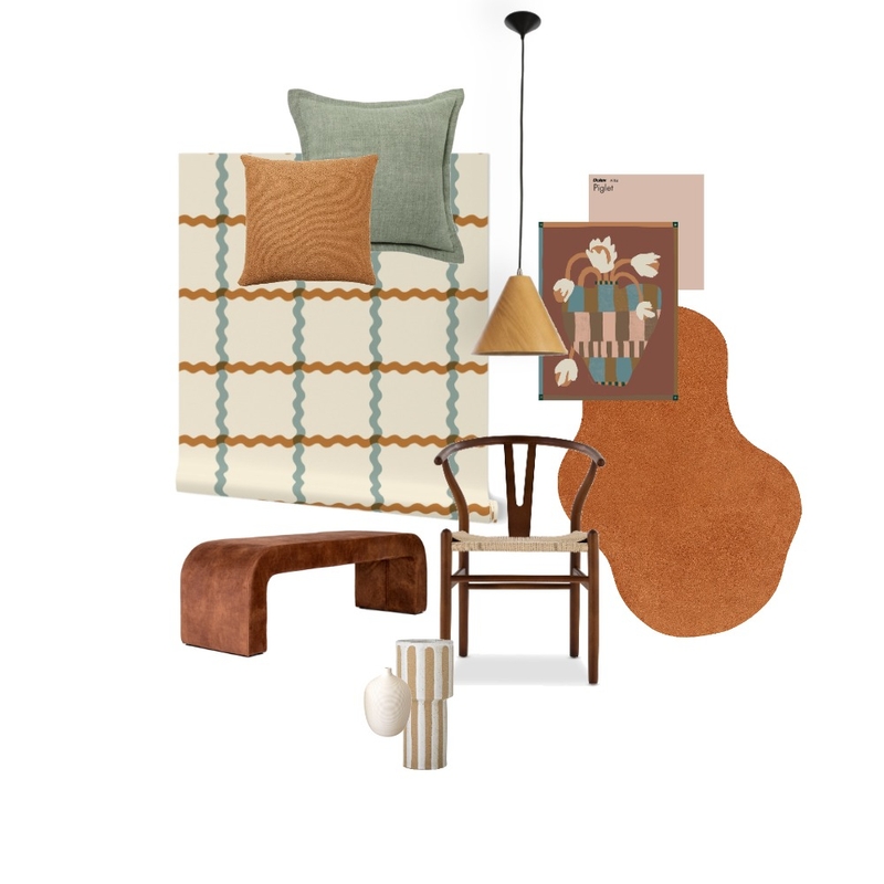 Earthy tones living room - wavy grid Mood Board by alexroda on Style Sourcebook