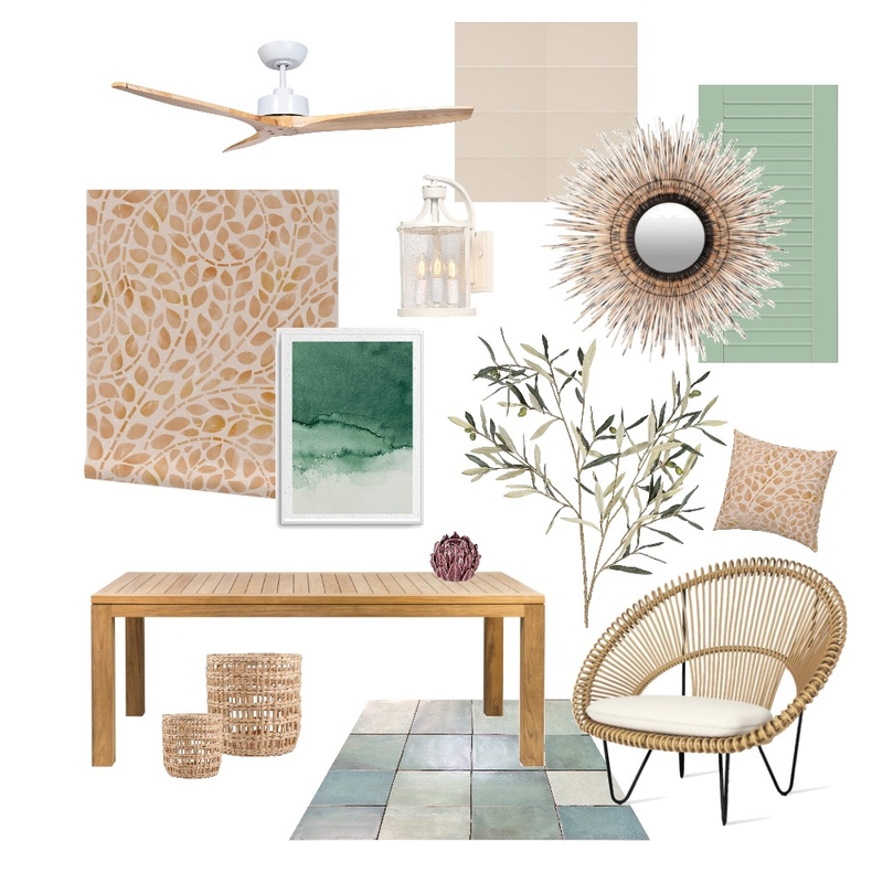 Outdoor room - roman villa wallpaper (SF19102753) Mood Board by artofsmalljoys on Style Sourcebook