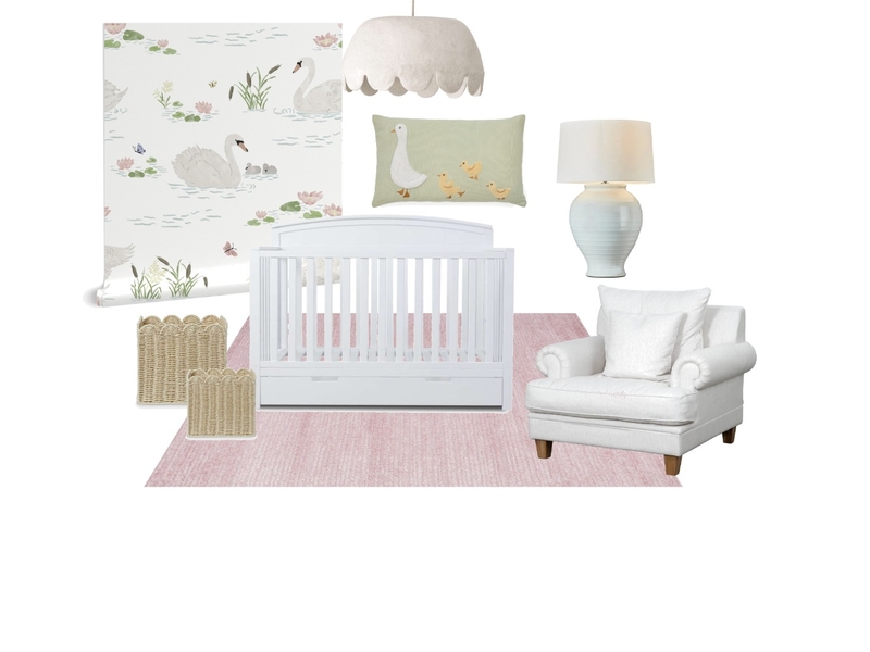 Timelessa Swan Nursery Mood Board by mellysstudio on Style Sourcebook
