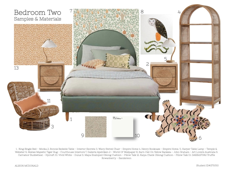 Bedroom 2A Mood Board by Alimac5470 on Style Sourcebook