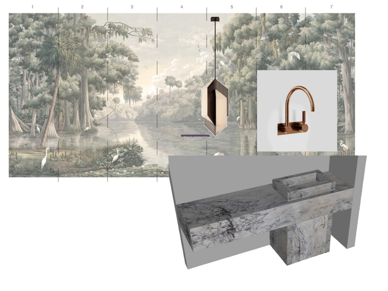 powderroom Mood Board by christine on Style Sourcebook