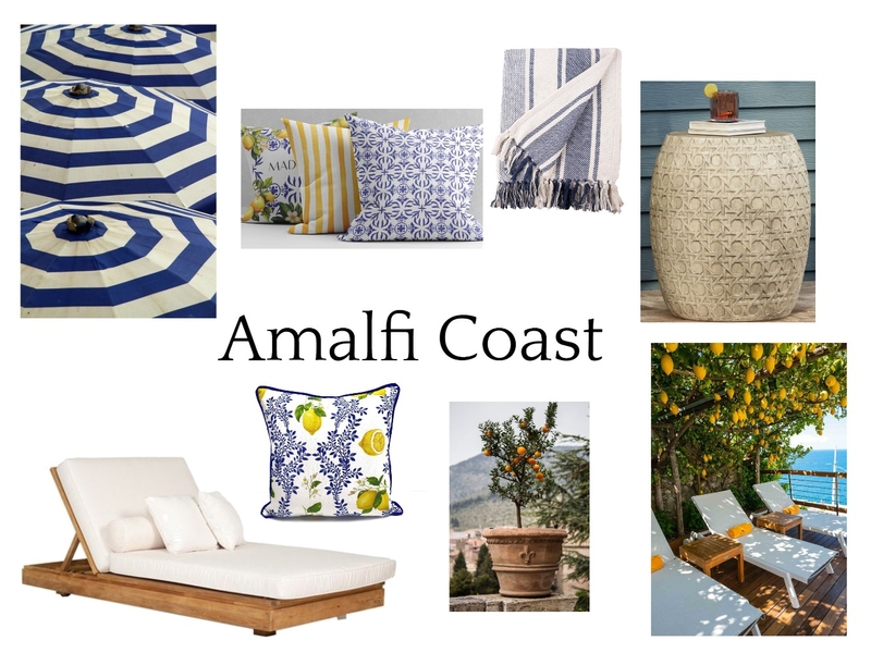 Amalfi Coast backyard - Renwick Project Mood Board by KPP on Style Sourcebook