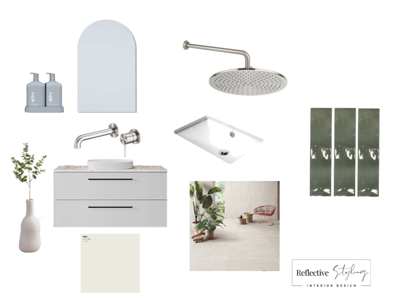 Bathroom - Concept Mood Board by Reflective Styling on Style Sourcebook