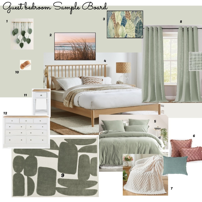 GUEST BEDROOM DESIGN Mood Board by chantelle.mardi@gmail.com on Style Sourcebook