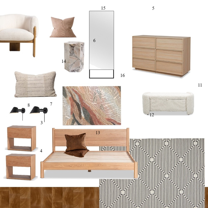 Master Bed - OP1 Mood Board by SP0070 on Style Sourcebook